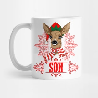 Christmas Deer Son Reindeer boy Mug